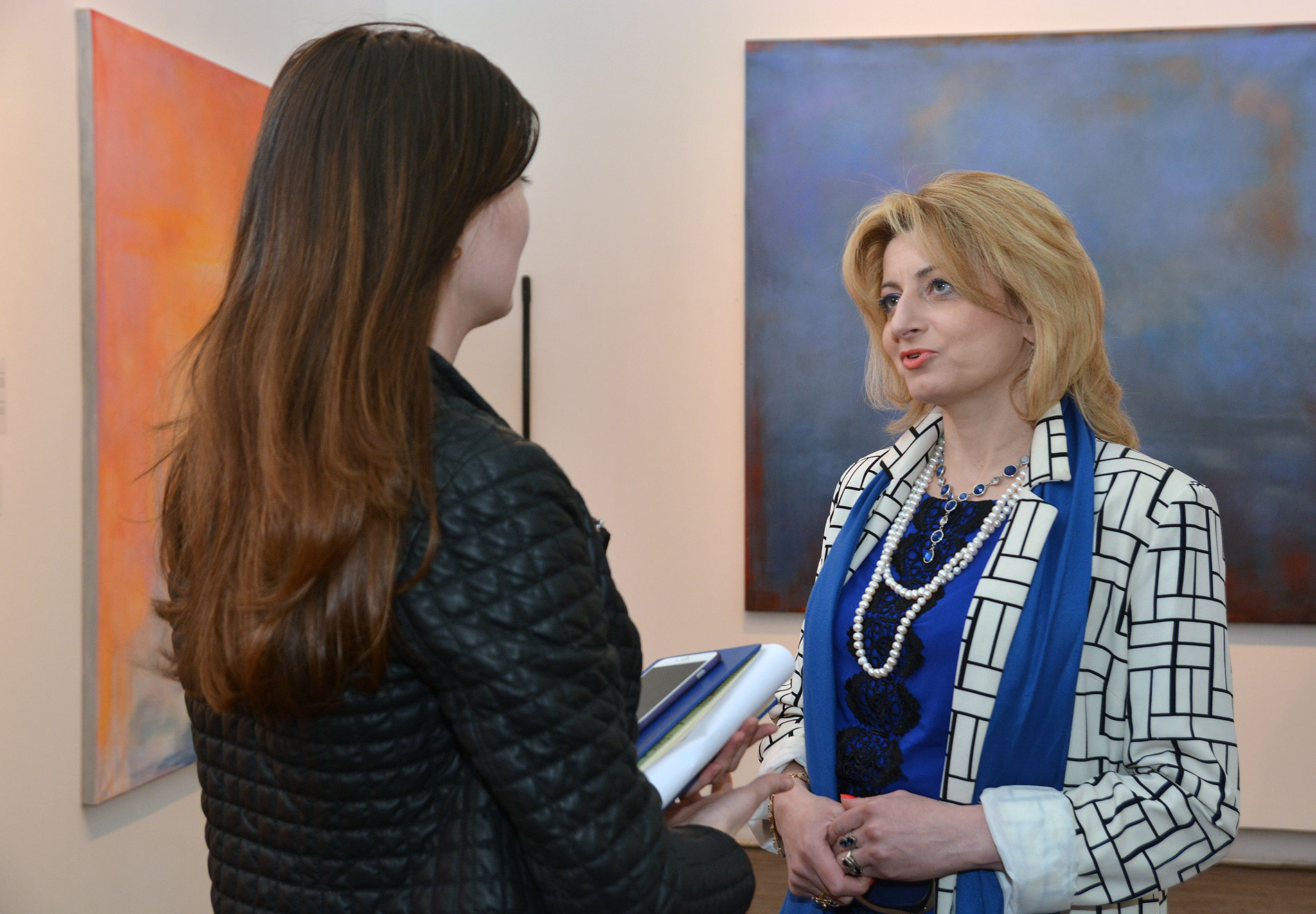 Лела Цицуашвили, куратор выставок Национального музея Грузии (фото: sova.news)