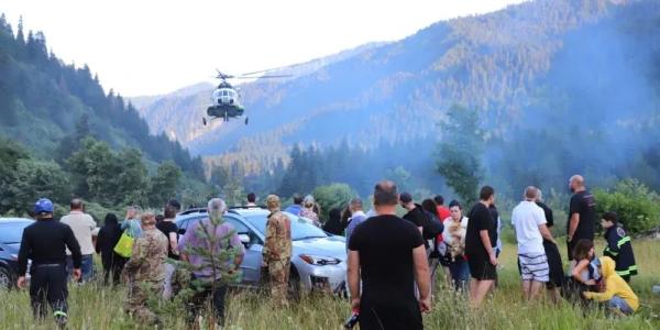 В зоне стихийного бедствия в Шови спасатели нашли тела еще четырех человек