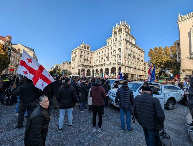 В Грузии оппозиционные силы вновь начали акции протеста.