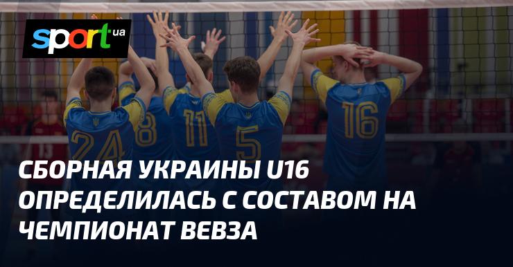 Волейбол. Команда Украины U16 утвердила состав для участия в чемпионате ВЕВЗА.