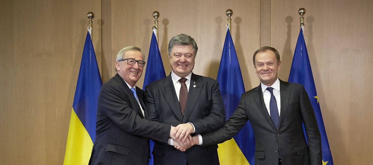 Juncker Poroshenko Tusk украина украина