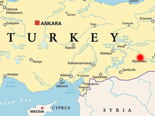 Взрыв в турецком Диярбакыре