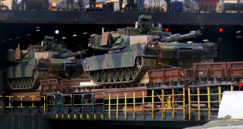 Американские танки Abrams в Грузии