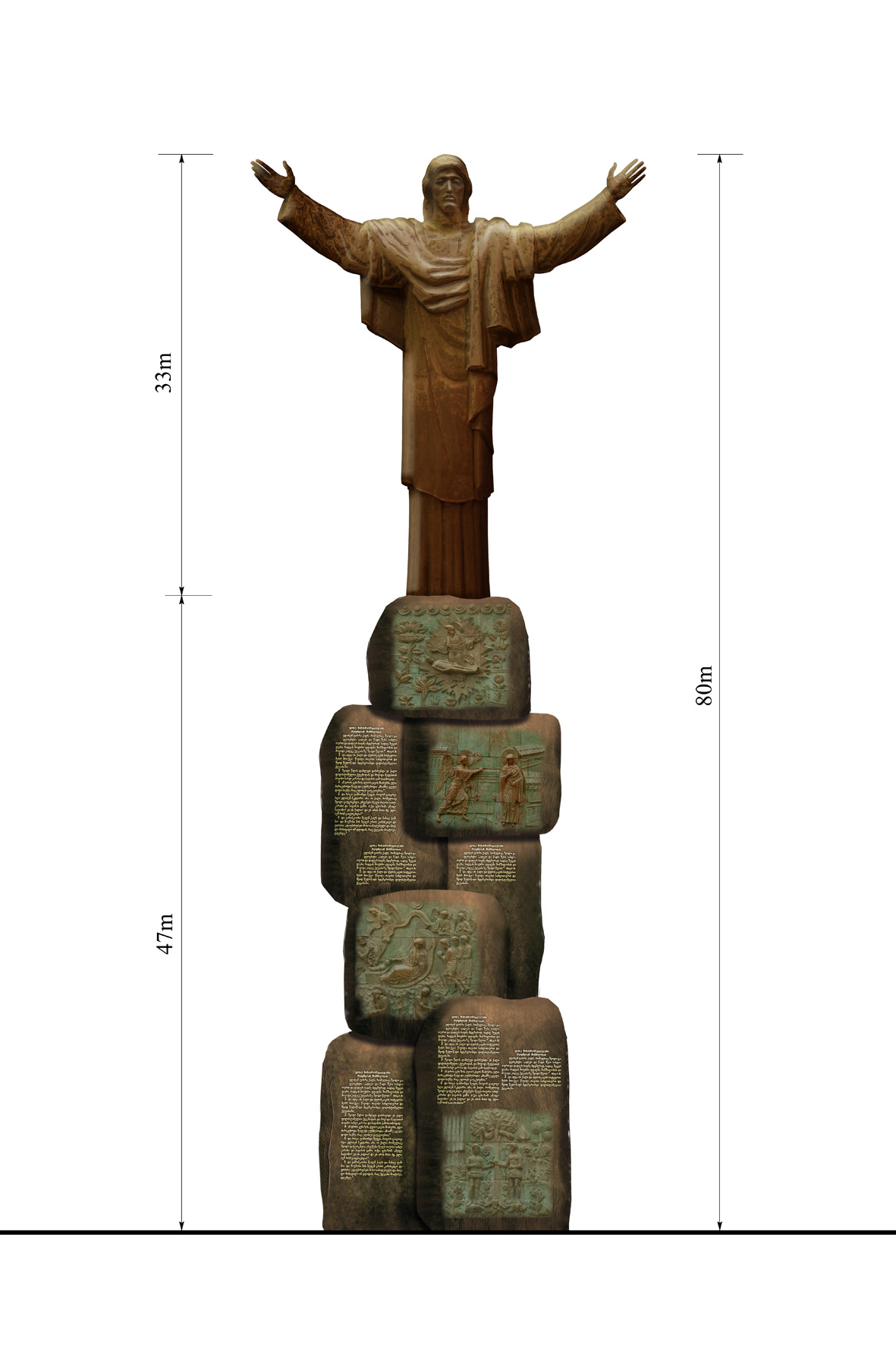 Вопрос установки статуи Иисуса Христа работы Церетели вызвал немало споров