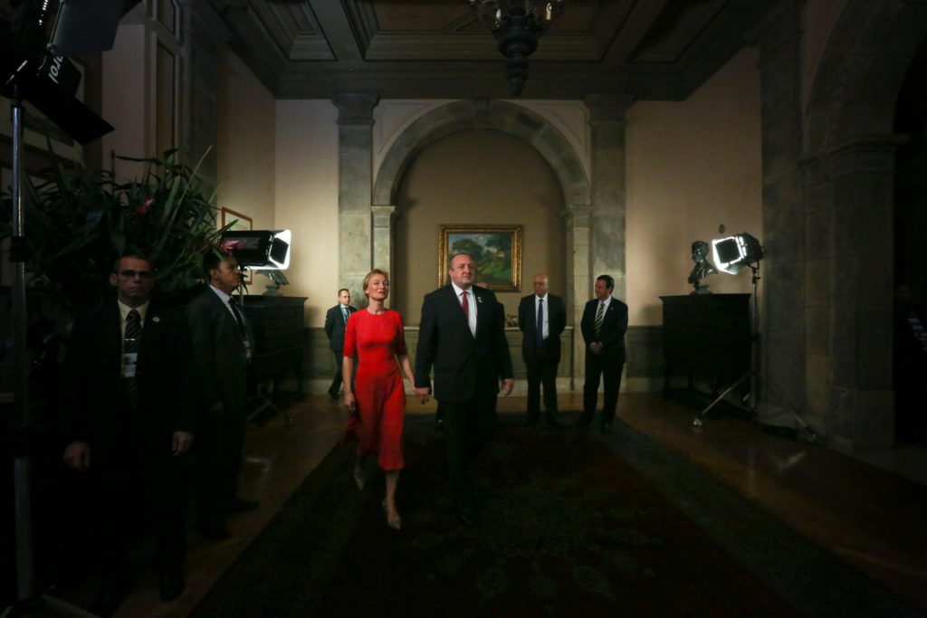 Георгий Маргвелашвили и Мака Чичуа побывали на приеме в президентском дворце Рио-де Жанейро