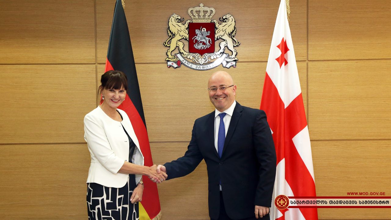 Министр обороны Грузии встретился с послом Германии