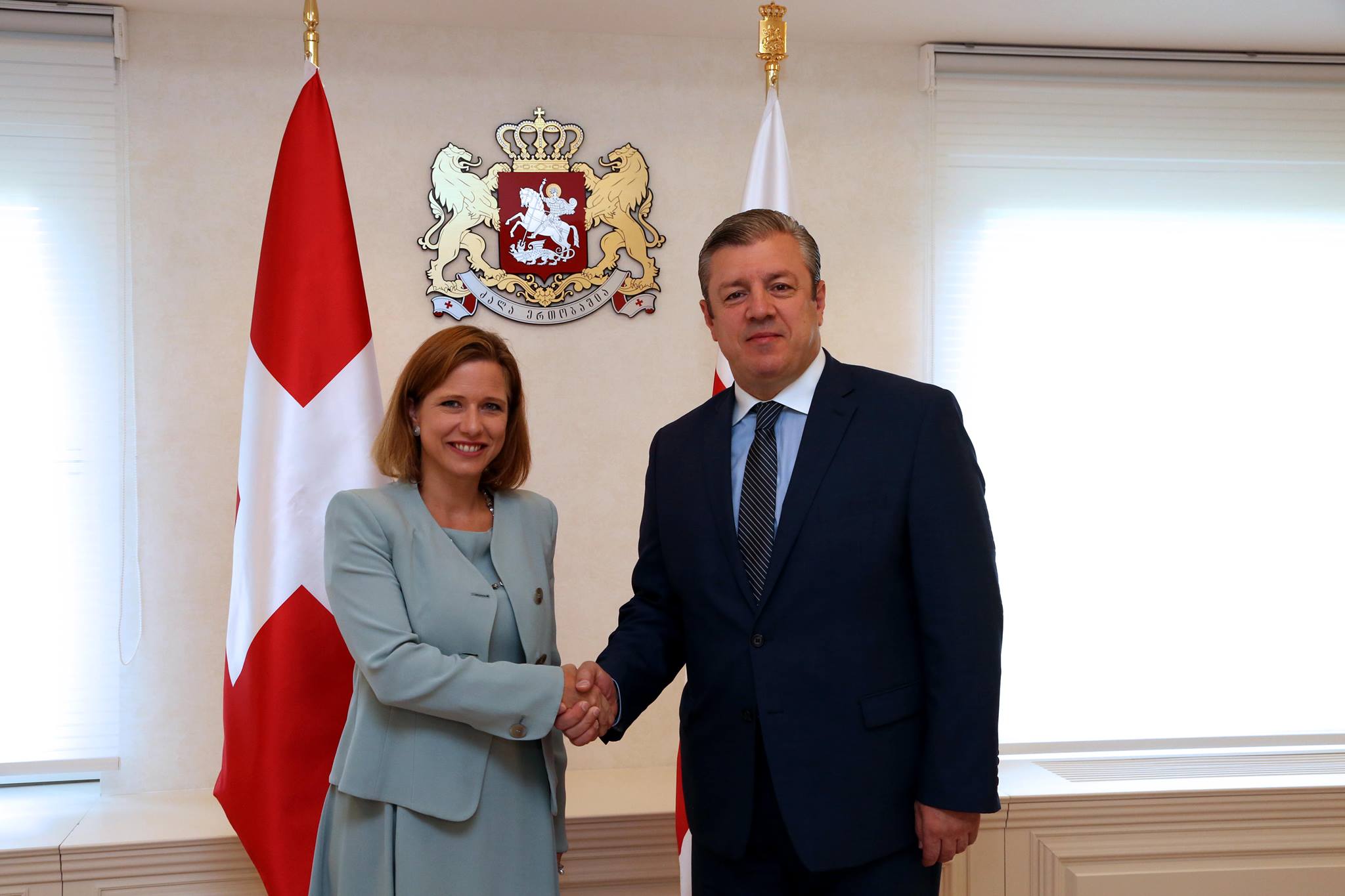 Премьер Грузии встретился с главой Национального совета Швейцарской Конфедерации