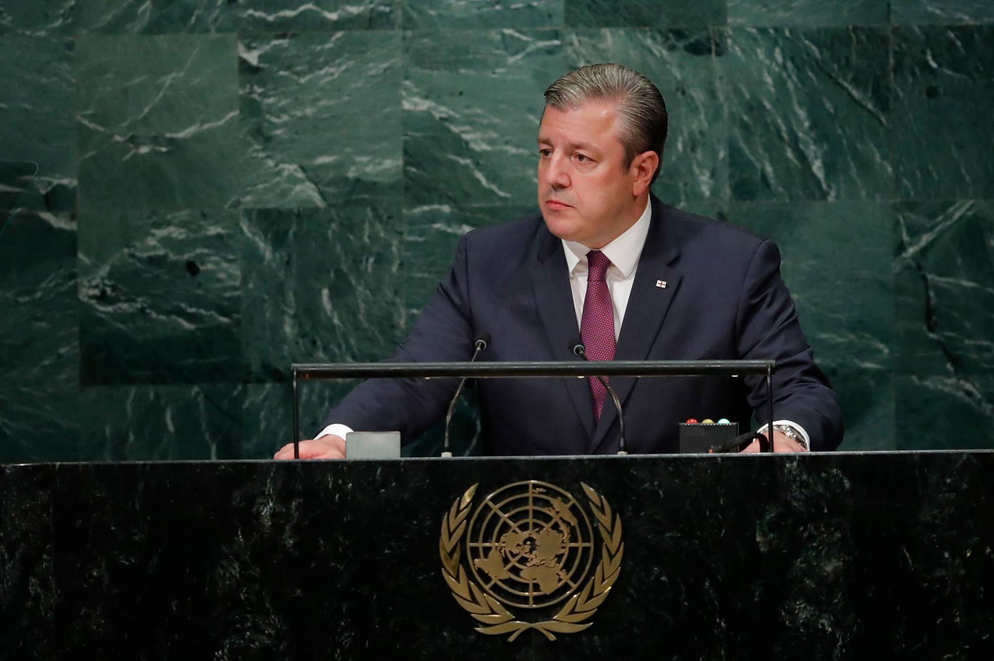 Квирикашвили призвал страны ООН поддержать Грузию конкретными действиями
