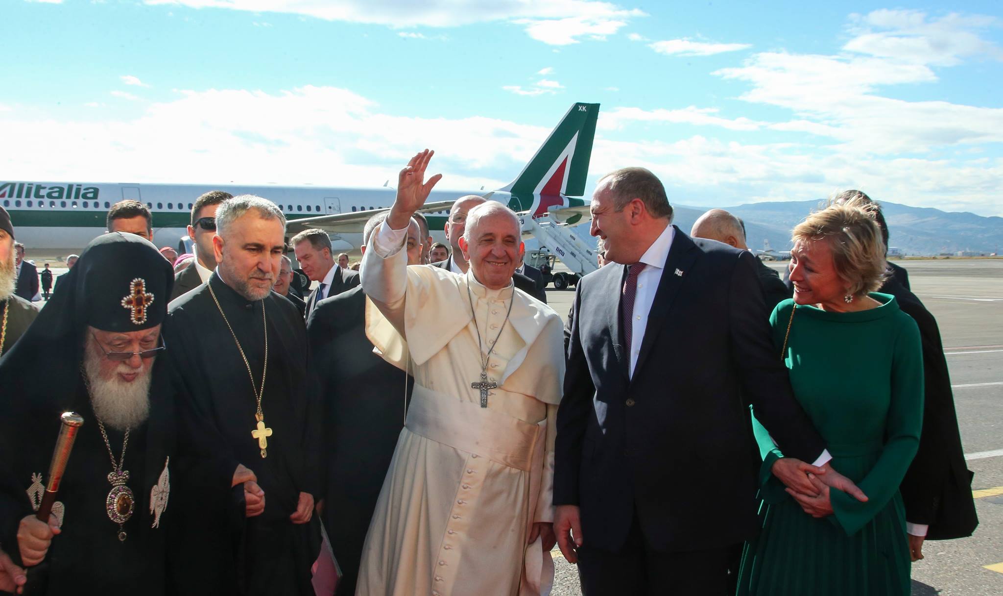 Папа Римский Франциск прибыл в Грузию