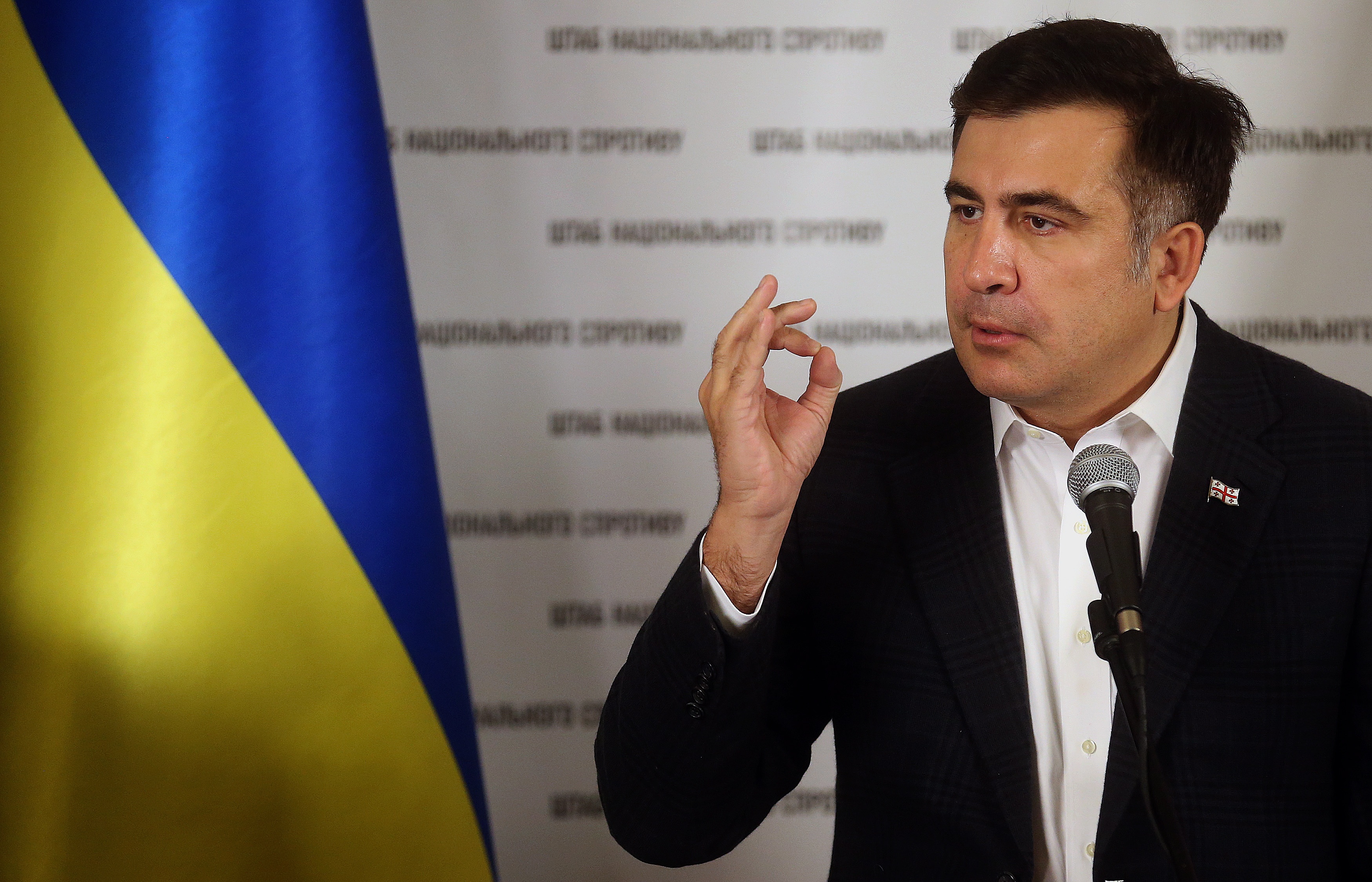 Саакашвили призвал своих сторонников в Грузии начать борьбу