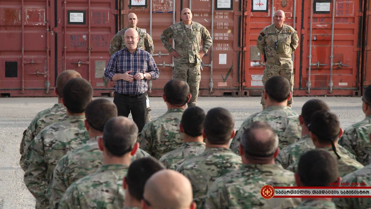 Министр обороны Грузии Леван Изория посетил военную базу «Мармал»