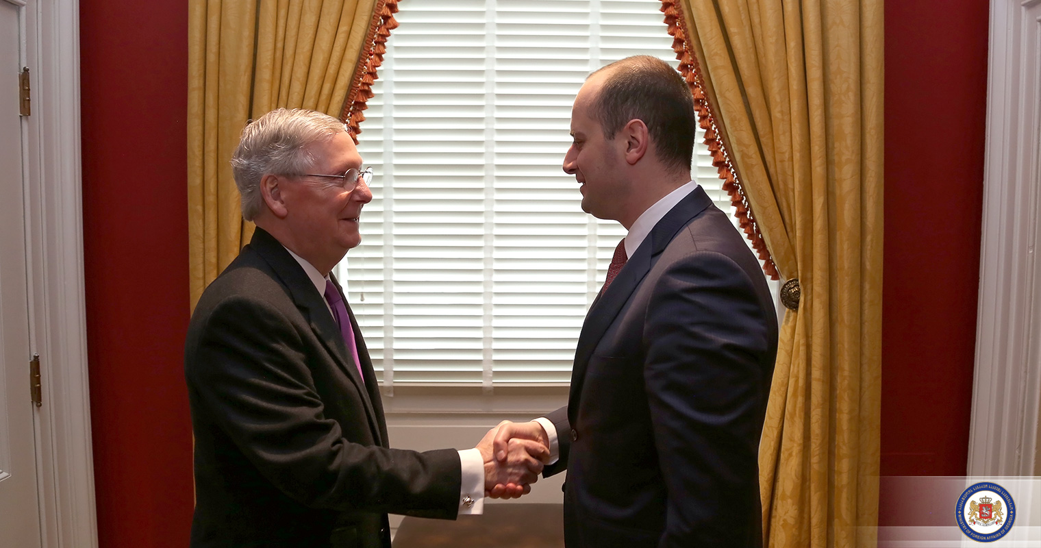 Встреча с лидером республиканского большинства в Сенате Митчем Макконнеллом