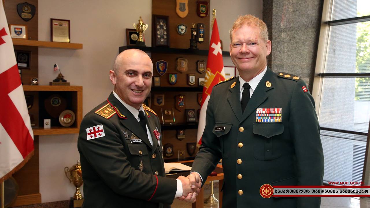 Владимир Чачибая награжден медалью Внутренней гвардии Дании