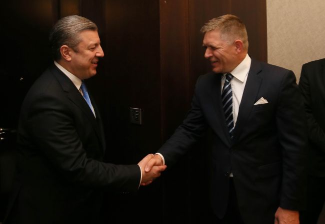 Премьеры Грузии и Словакии