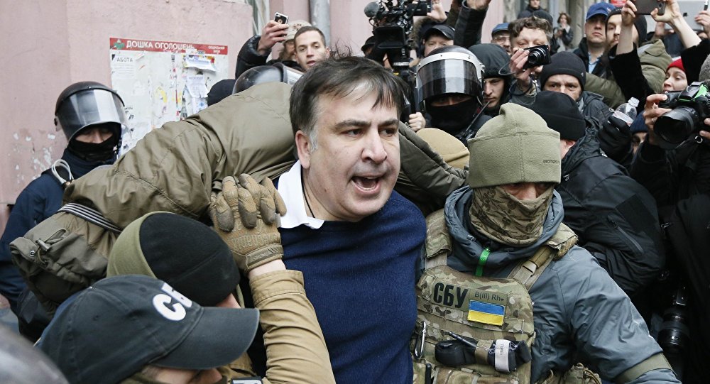 Михаил Саакашвили провел ночь в киевском СИЗО