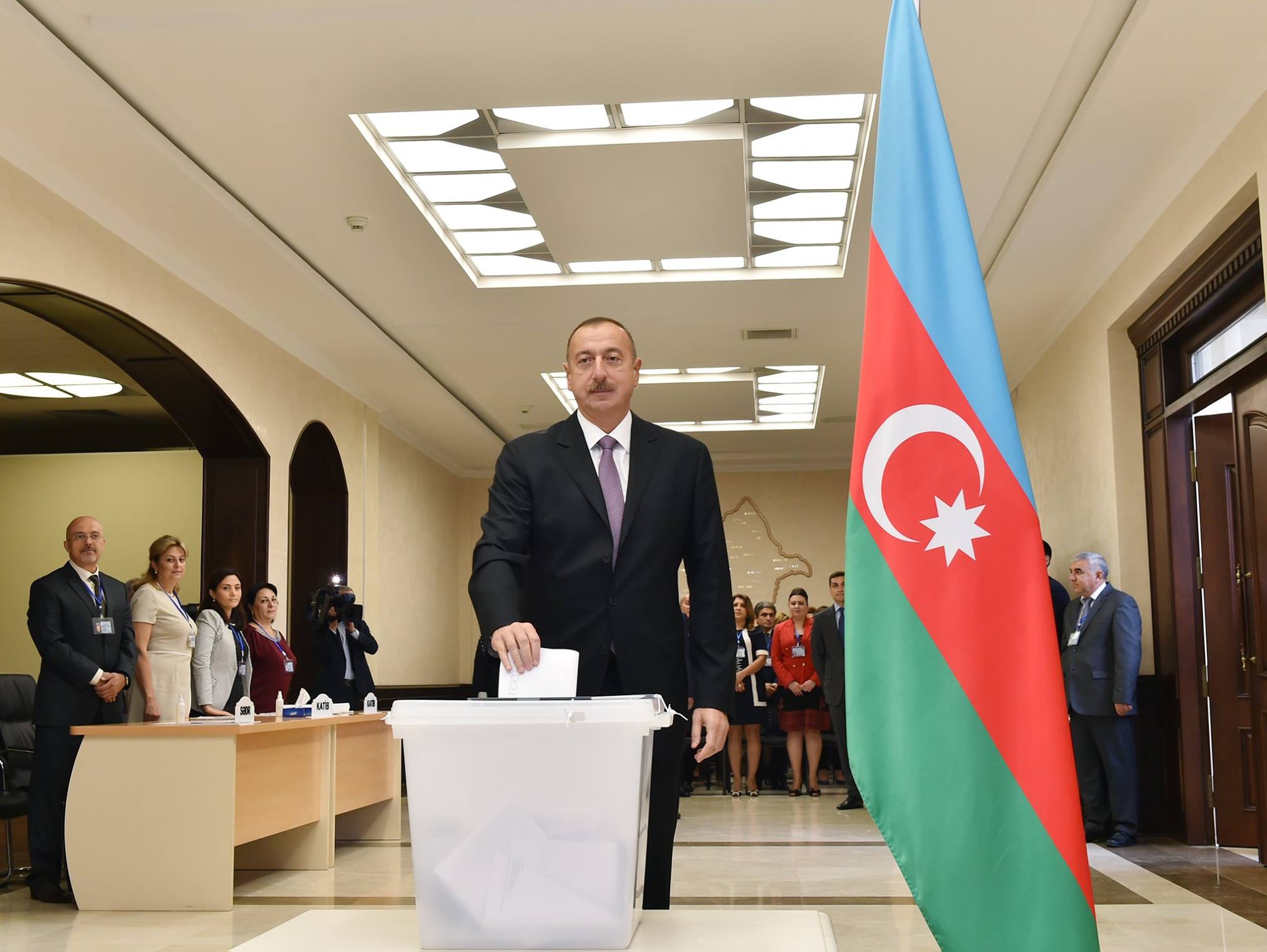 Aliyev 1 1 новости Азербайджан, Алиев, выборы, голосование, Ильхам Алиев, президент
