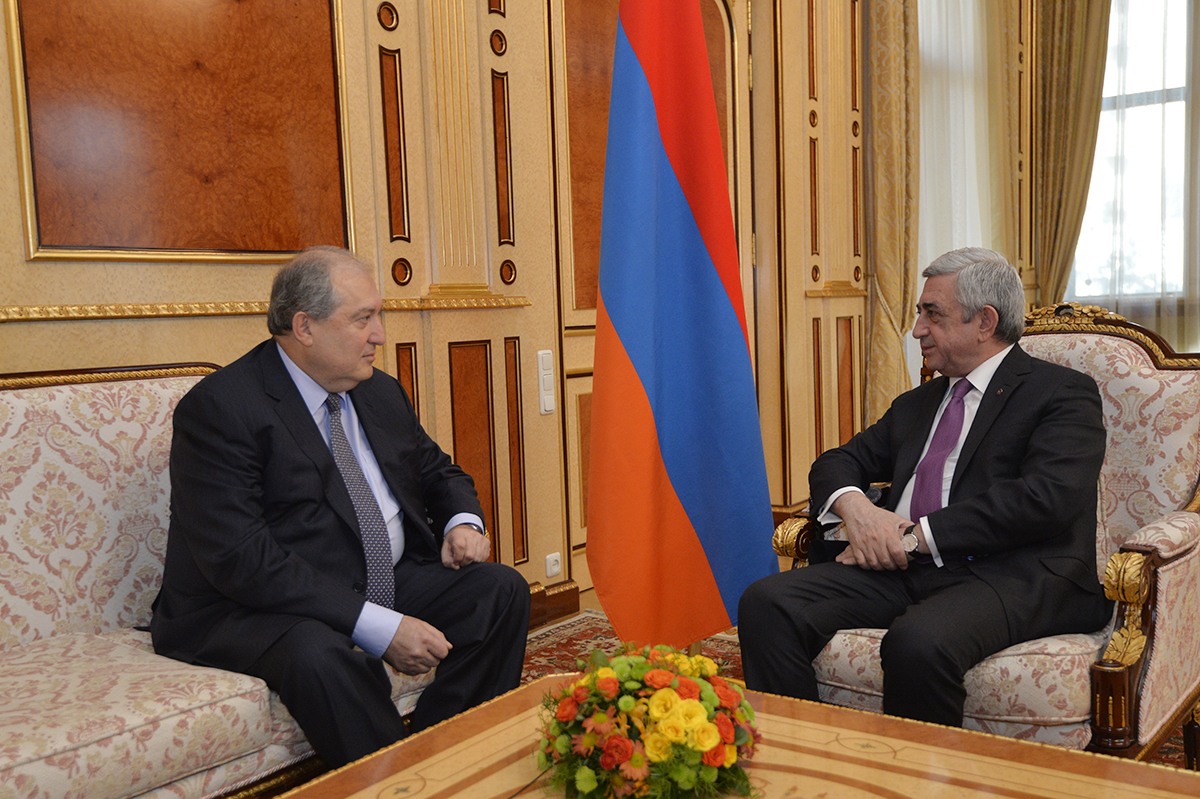 Armenia 1 новости Армен Саркисян, Армения, выборы, президент, Серж Саргсян