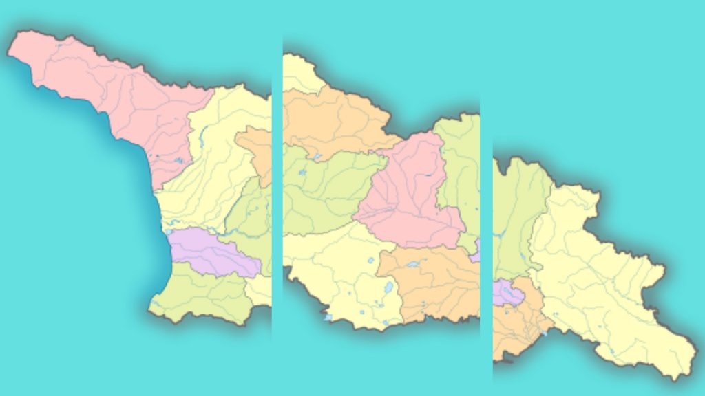Georgia Map новости Грузия, карта, оккупация, парламент, уголовный кодекс