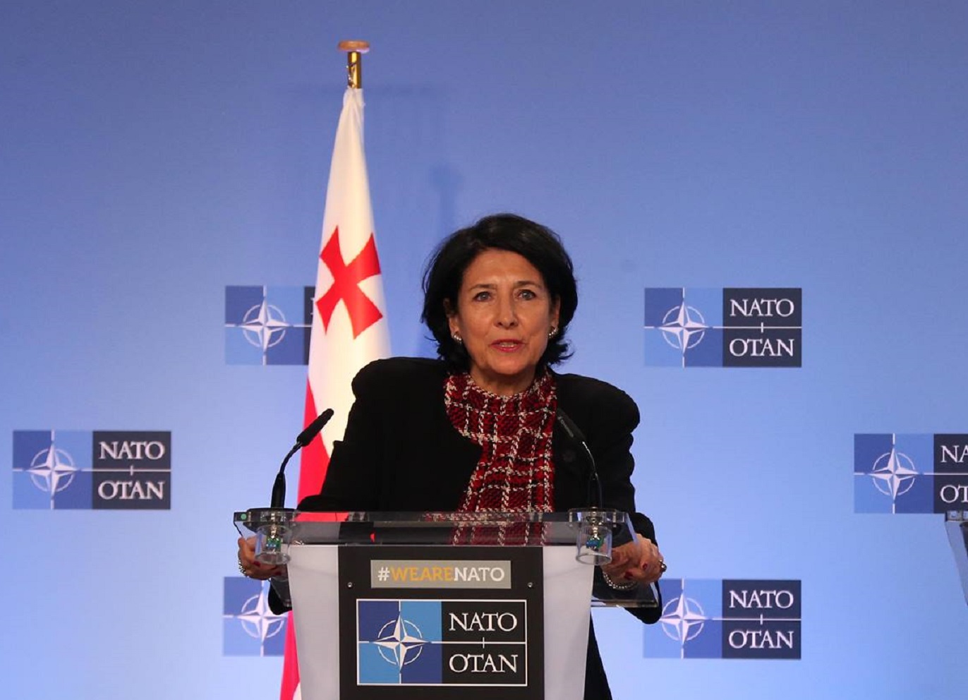 Salome Zourabishvili NATO НАТО НАТО