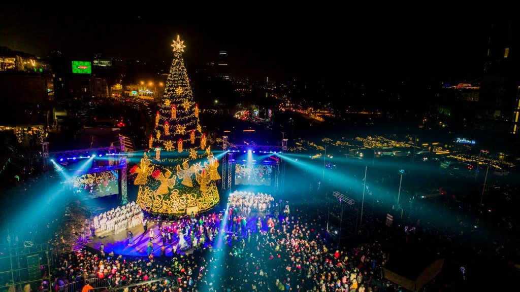 Tbilisi New Year новости мэрия Тбилиси, новогодняя елка, новый год