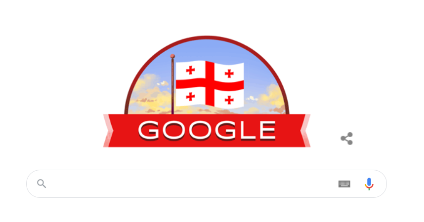352345328 новости 26 мая, Google, День независимости Грузии