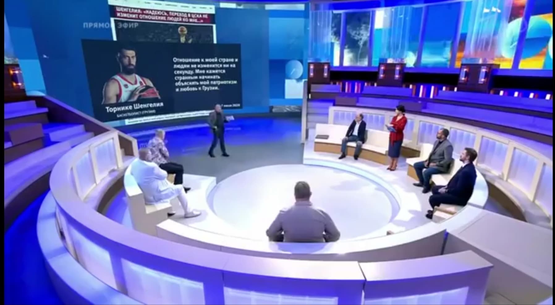1tv Shengelia новости Первый канал, Торнике Шенгелия
