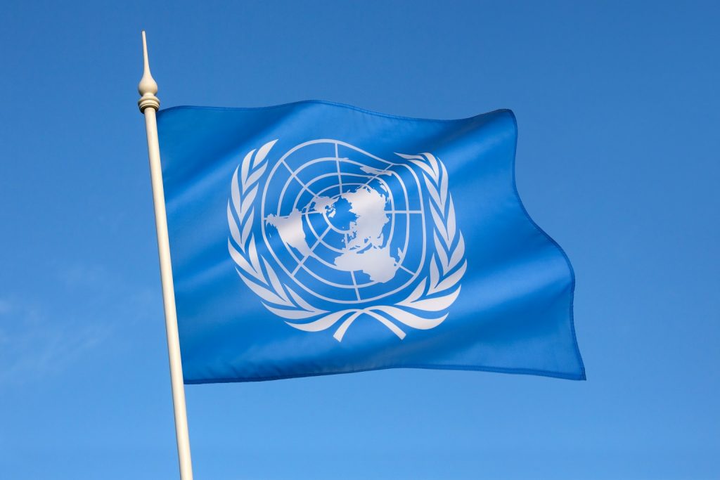 the flag of the united nations was adopted on dece KN5RHNR новости неправительственный сектор, НПО, онлайн сессия, ООН, судебная реформа Грузии