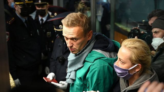116558660 gettyimages 1230642024 594x594 1 Новости BBC Алексей Навальный, задержание Навального, мировая пресса, москва