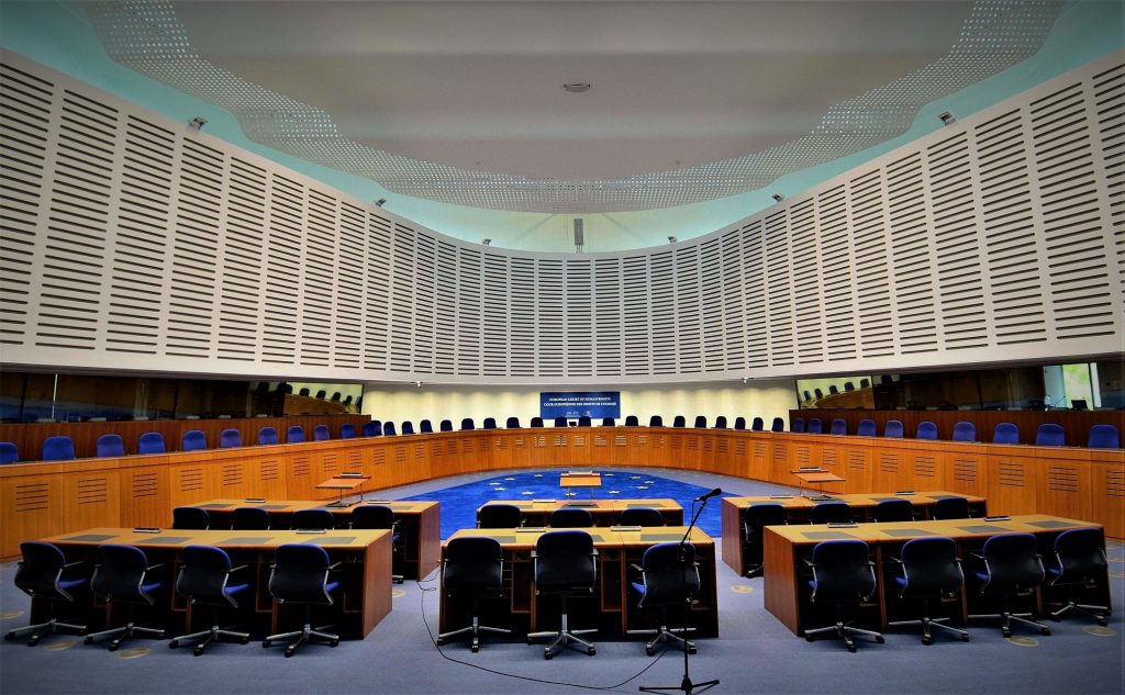 Courtroom European Court of Human Rights 01 новости featured, августовская война, война 2008, Грузия-Россия, Европейский Суд по правам человека