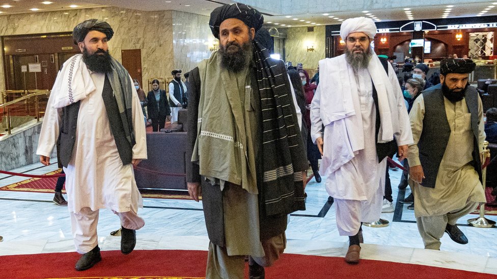 Талибы во время визита в Москву весной 2021 года