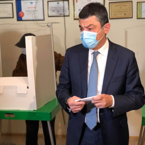 gakharia vote новости выборы-2021, Георгий Гахария, За Грузию