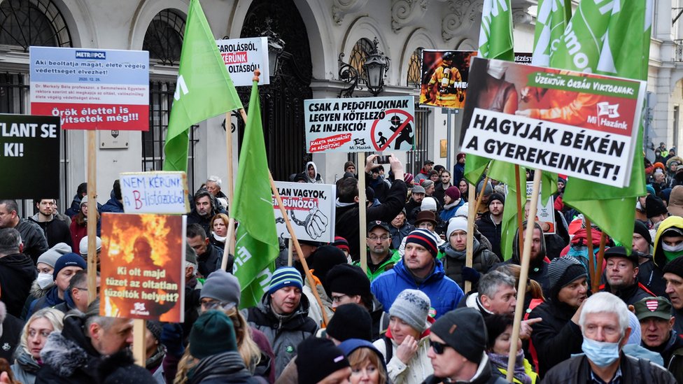 Демонстрация в Будапеште