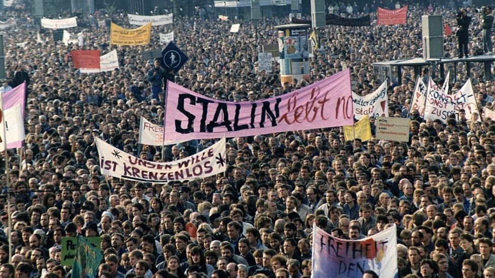 Демонстрации в Восточной Германии