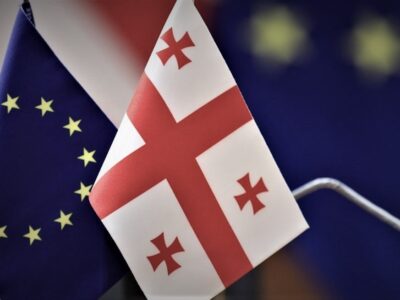 georgia eu flags 9823 новости Грузия-ЕС, Ираклий Гарибашвили, Шарль Мишель