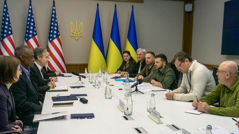 Встреча украинской и американской делегаций в Киеве