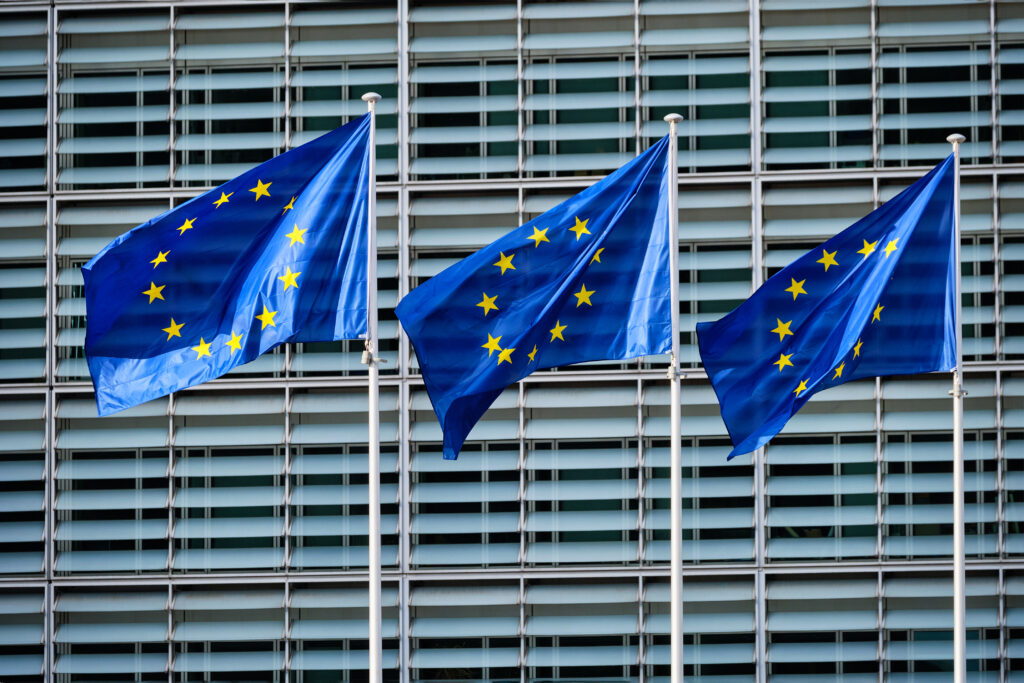 eu flags in front of european commission 2022 03 15 06 13 45 utc новости Грузия-Евросоюз, Еврокомиссия, правительство Грузии, рекомендации, статус кандидата ЕС