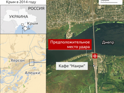 125977256 kherson map russian 640 2x nc Новости BBC Новости BBC