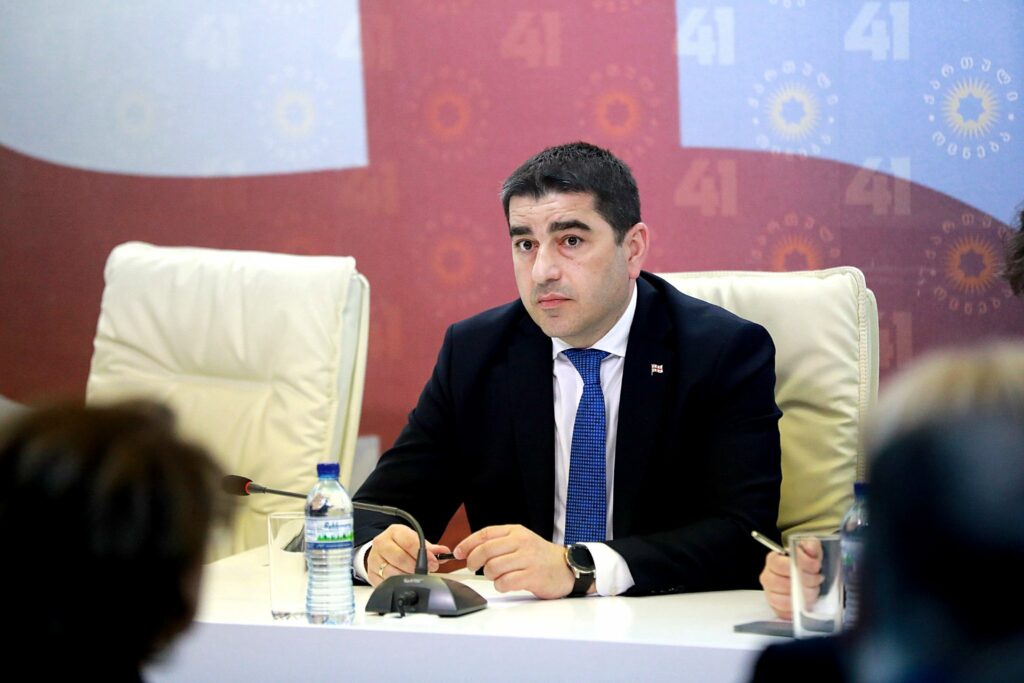 shalva papuashvili 8772 новости война в Абхазии, Спикер парламента, Шалва Папуашвили