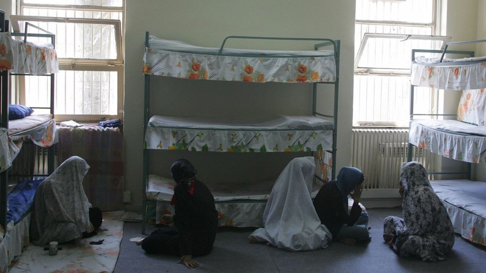 Заключенные женского отделения тюрьмы Эвин в Иране