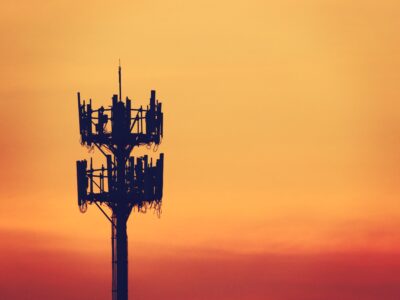 sunset and tall mast with cellular antenna 2021 10 17 06 22 53 utc Хвича Макацария Хвича Макацария