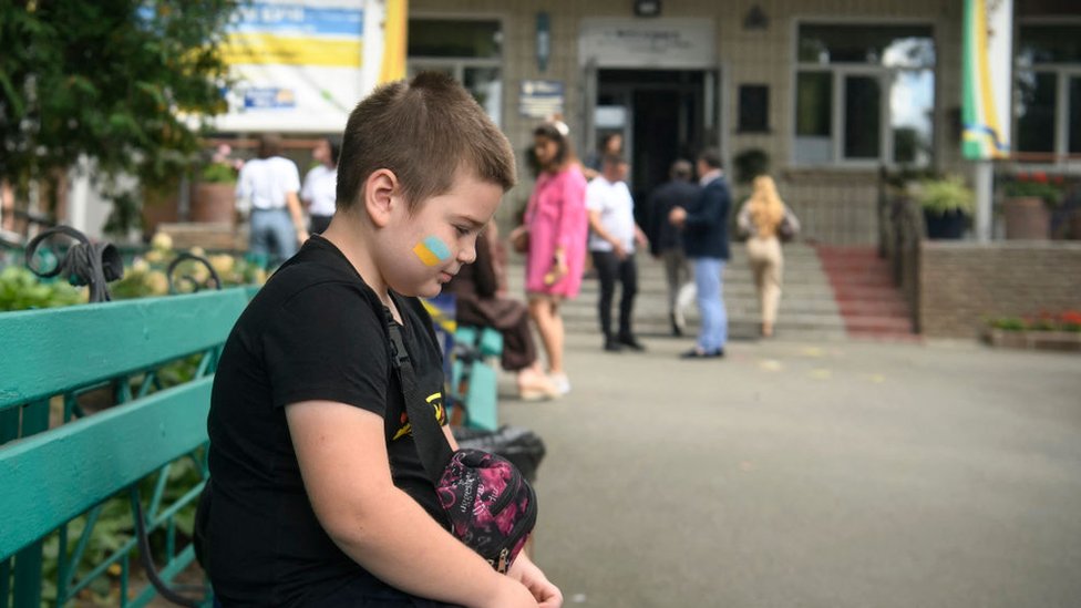 Украинский школьник