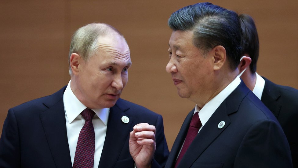 Владимир Путин и Си Цзиньпин в Самарканде