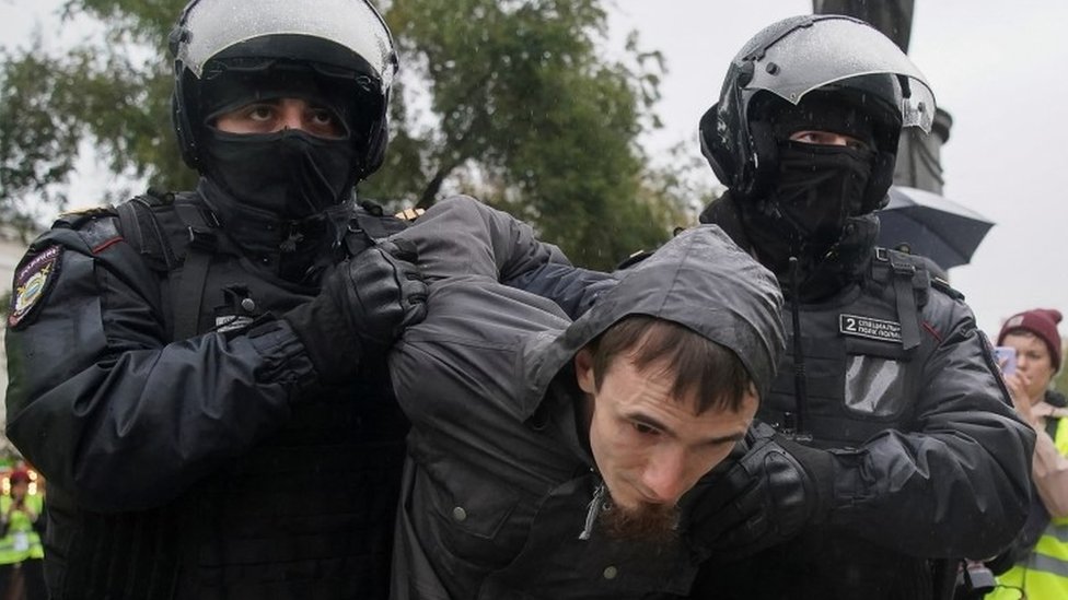 126838958 mediaitem126838957 Новости BBC мобилизация, протесты, Россия