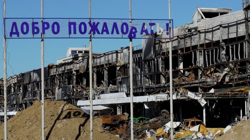 126855288 mariupol1 Новости BBC война в Украине, Мариуполь, оккупация
