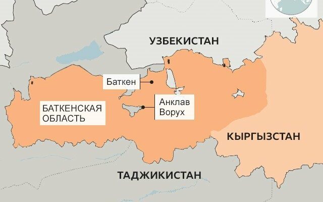 127156879 map Новости BBC Кыргызстан, Таджикистан