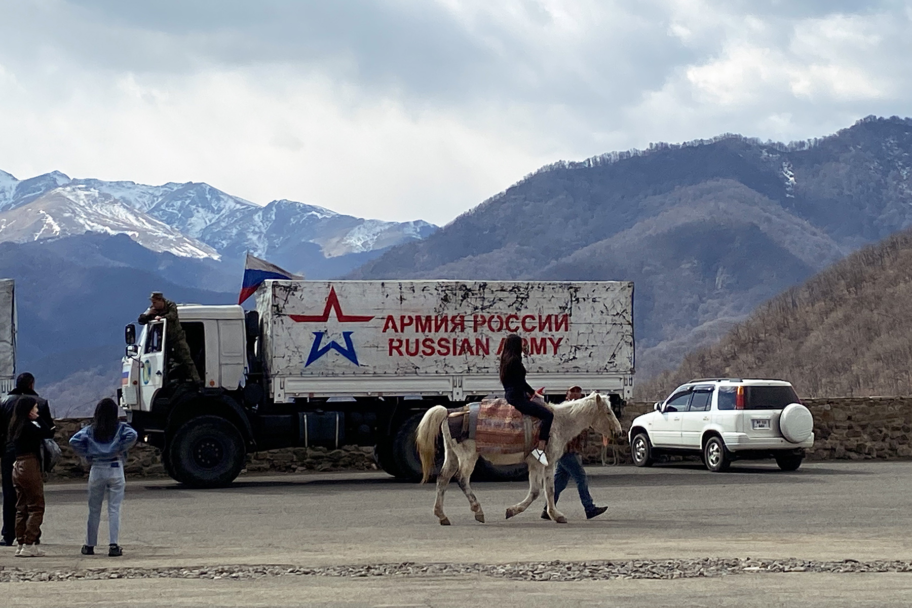 russian army lorry 15 03 2022 новости OC Media, Азербайджан, Армения, евросоюз, карабахская война, Нагорный Карабах, Южный Кавказ