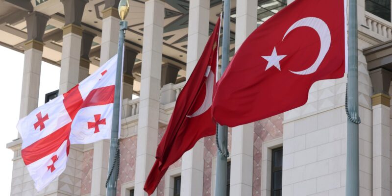 georgia turkey flags новости Абхазия, Грузия-Турция, российская оккупация в Грузии