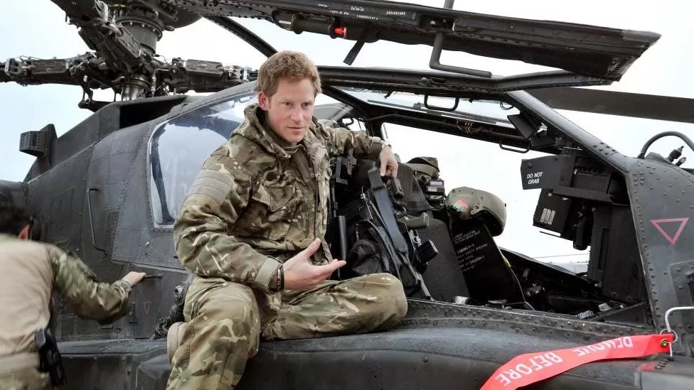 Принц Гарри во время службы в Афганистане, 2012 год