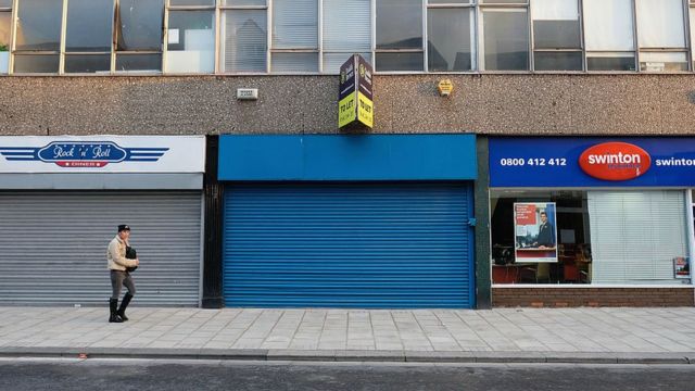 Закрытые магазины в Британии