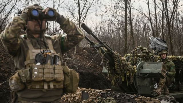 украинские военнослужащие